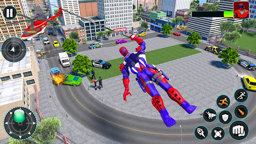 Spider Flying Rope Hero Games ekran görüntüsü