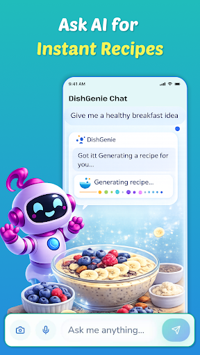 DishGenie: AI Recipe Generator ekran görüntüsü