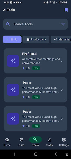 AI Compass ekran görüntüsü