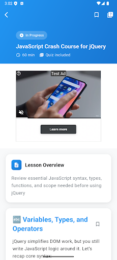 Learn jQuery ekran görüntüsü