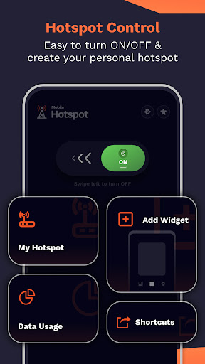 Mobile hotspot : Data Controls ekran görüntüsü