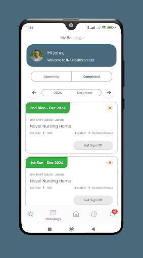 INA Healthcare App ekran görüntüsü