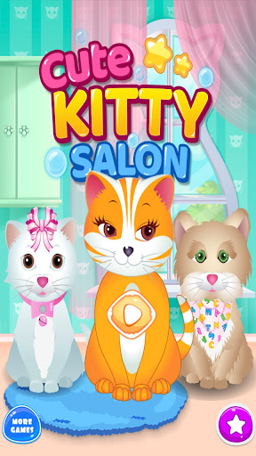 Cute Kitty Salon Game For Kids ekran görüntüsü