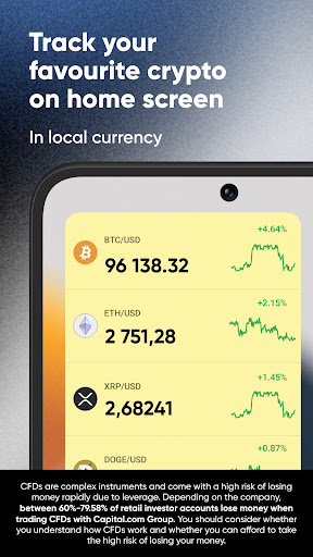 Ethereum & Crypto Price Widget ekran görüntüsü