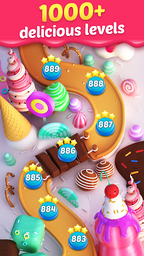 Cake Smash Mania - Match 3 ekran görüntüsü