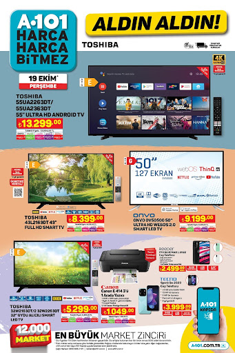 A101 Bim Şok Katalog ekran görüntüsü
