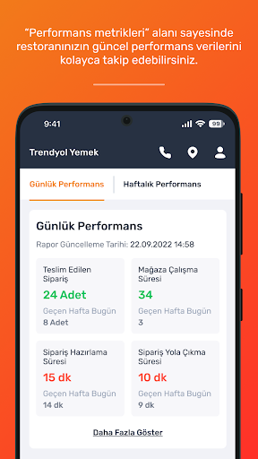 Trendyol Go Restoran Paneli ekran görüntüsü