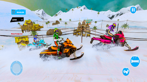 Snow Bike Racing Snocross Game ekran görüntüsü