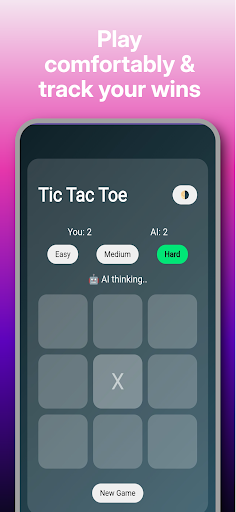 AI Tic Tac Toe ekran görüntüsü