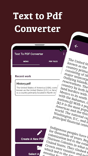 Text To Pdf Converter ekran görüntüsü