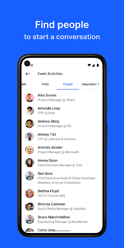 RingCentral Events ekran görüntüsü