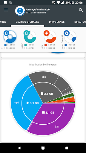 DISK & STORAGE ANALYZER [ROOT] ekran görüntüsü