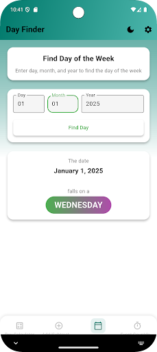 Day Calculator ekran görüntüsü