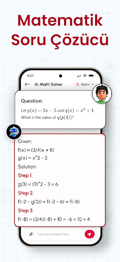 Matematik Soru Çözücü Kamera ekran görüntüsü