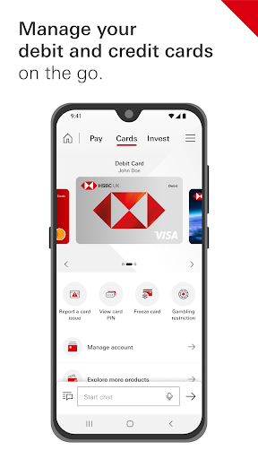 HSBC UK Mobile Banking ekran görüntüsü