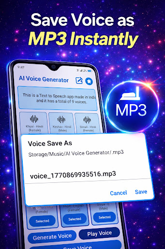 Text to Voice Generator (TTS) ekran görüntüsü