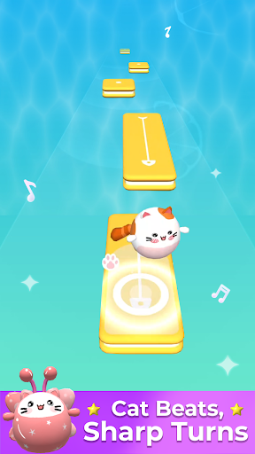 EDM Cats - Dancing Tiles Hop ekran görüntüsü