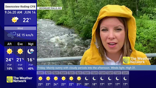 The Weather Network TV App ekran görüntüsü