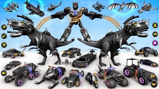 Dino Robot Car Game:Robot Game ekran görüntüsü