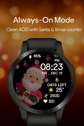 Xmas Weather Countdown Watch ekran görüntüsü