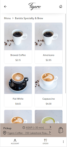 Figaro Coffee House ekran görüntüsü