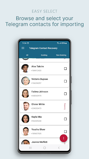 Telegram Contact Recovery ekran görüntüsü