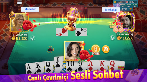 101 Okey Hall-Batak Oyun ekran görüntüsü
