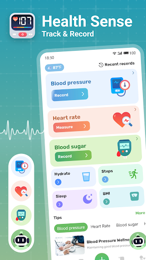 Health Sense: Track & Record ekran görüntüsü