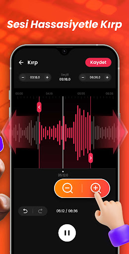 Ses Editörü, Müzik Editörü ekran görüntüsü
