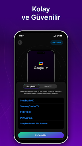 Projektör TV Uzaktan Kumandası ekran görüntüsü