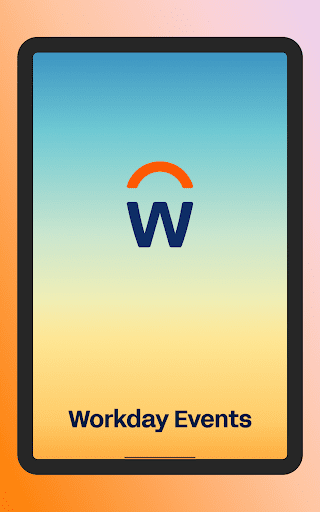 Workday Events ekran görüntüsü
