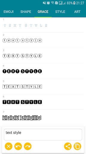Text Style, Text Art - Fancy S ekran görüntüsü