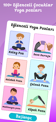Çocuklar Için Yoga Egzersiz ekran görüntüsü