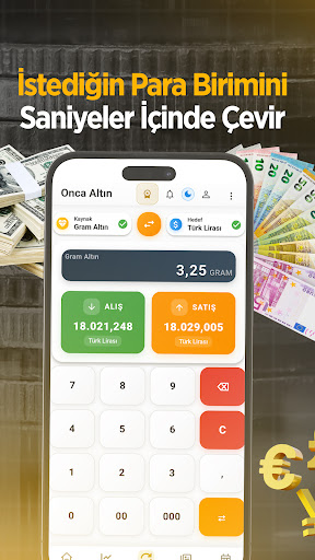 Altın Fiyatları ve Canlı Döviz ekran görüntüsü