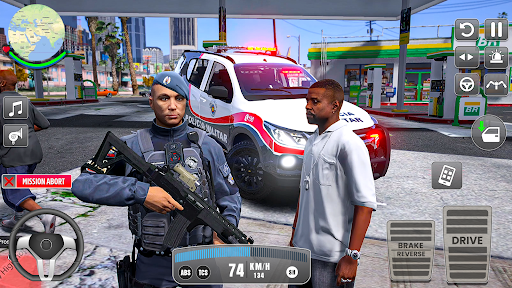 City Police Cop Car Chase Game ekran görüntüsü