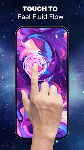 Fluid Magic: 4D Live Wallpaper ekran görüntüsü
