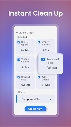 Telefon Temizleyici - Temiz ekran görüntüsü