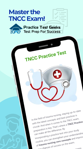 TNCC Practice Test ekran görüntüsü