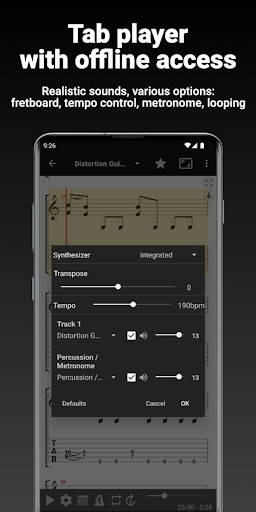 GuitarTab - Tabs & Chords Pro ekran görüntüsü