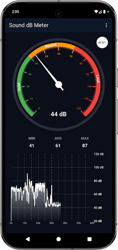 Sound Decibel Meter ekran görüntüsü