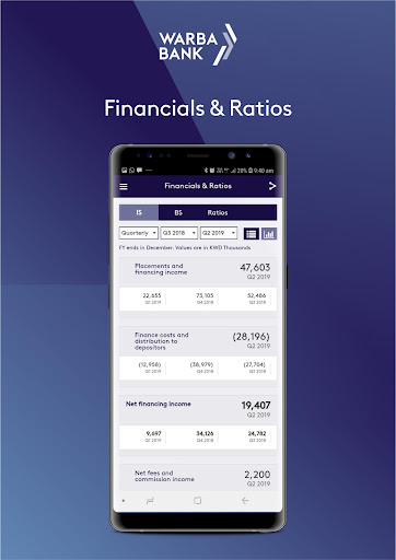 Warba Bank Investor Relations ekran görüntüsü