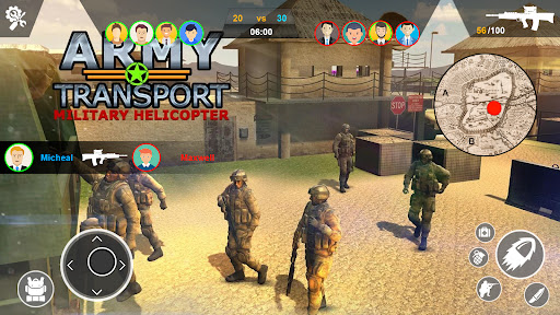 Army Transport Helicopter Game ekran görüntüsü
