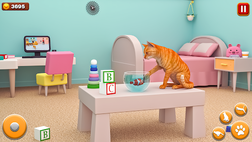 Cat Sim Game - Pet Game ekran görüntüsü