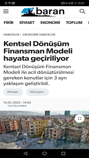 Baran Dergisi ekran görüntüsü