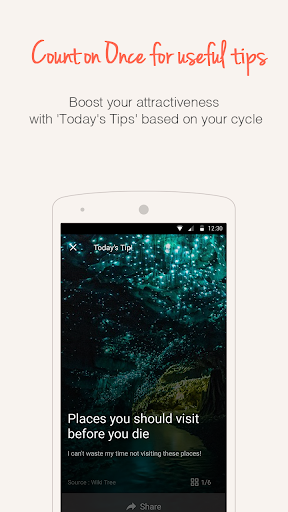 Once -A special period tracker ekran görüntüsü
