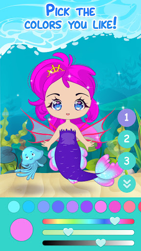 Princess Mermaid Dress Up Game ekran görüntüsü