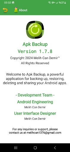 Apk Backup ekran görüntüsü