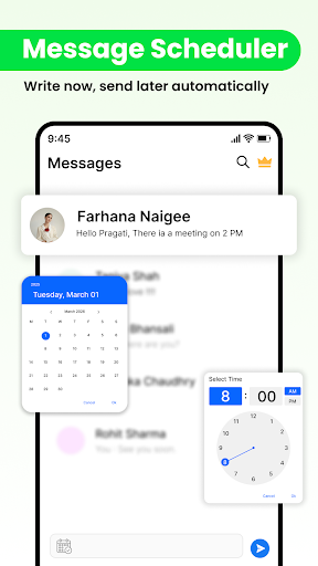 Messages: SMS Messenger Home ekran görüntüsü