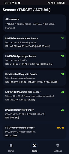 Phone Drop Alarm ekran görüntüsü