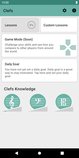 Clefs: Music Reading Trainer ekran görüntüsü